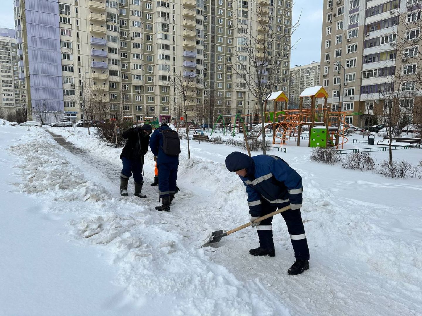химки, общество, уборка снега,
