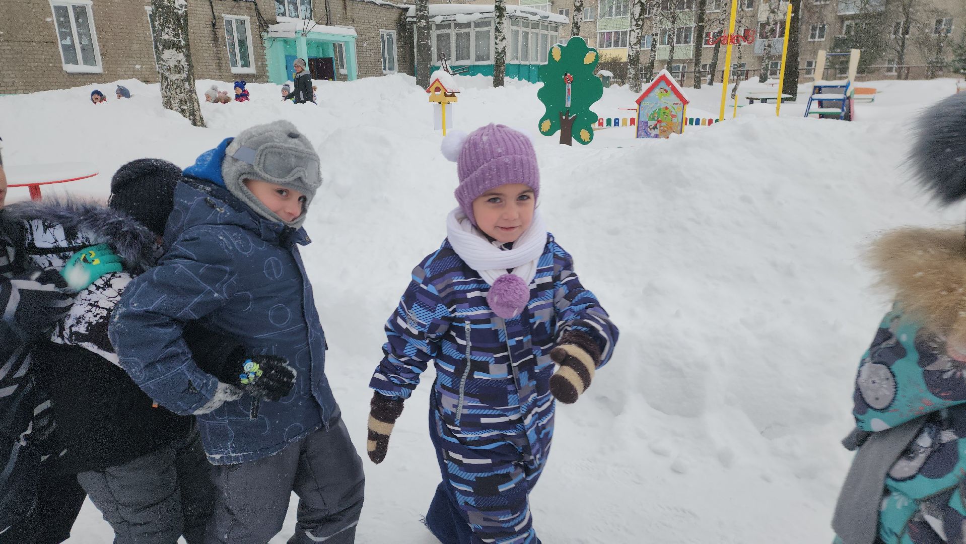 шатура, левошево, день снега, игры на свежем воздухе, детский сад, городской округ культура, городской округ люди,