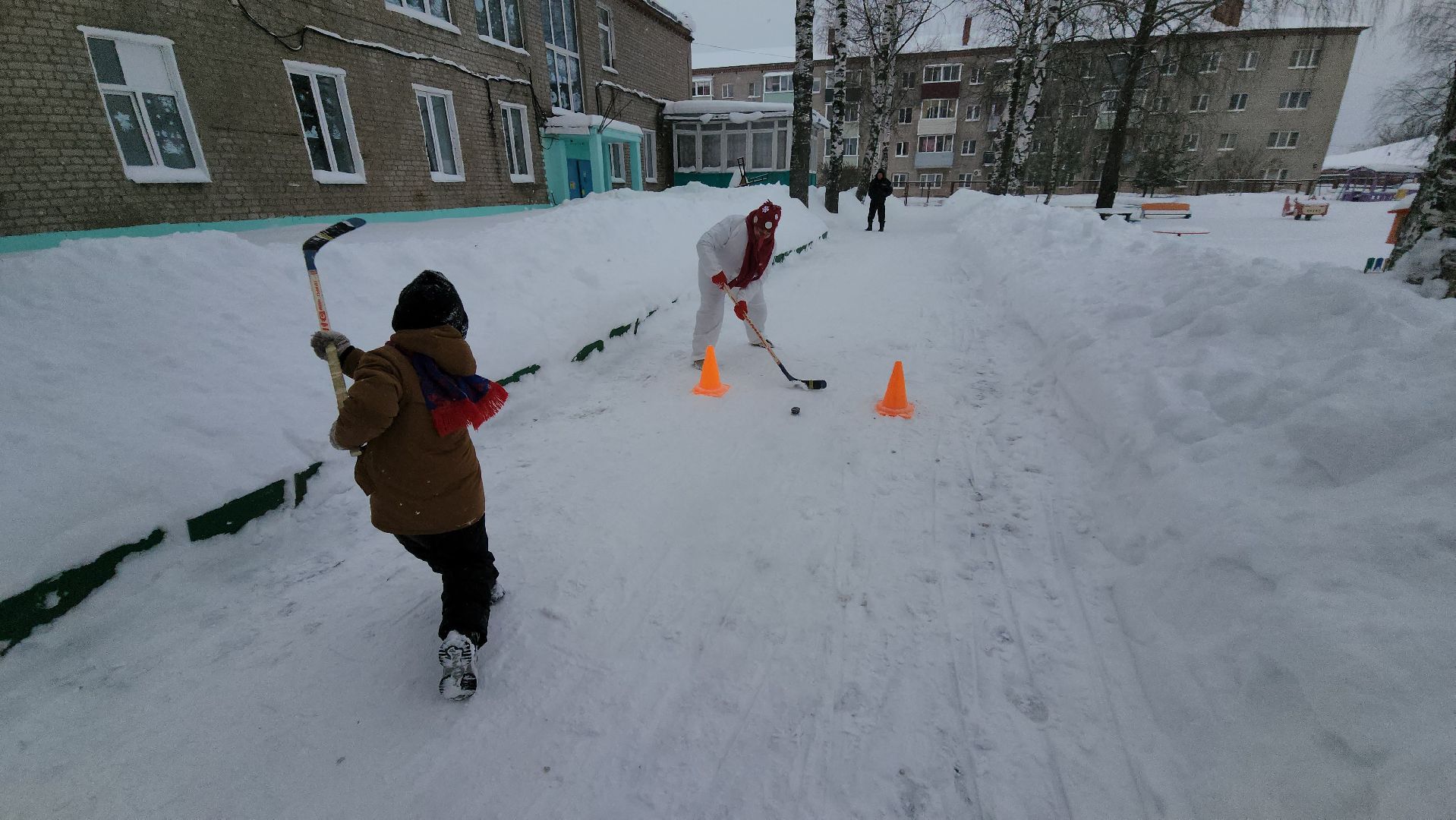 шатура, левошево, день снега, игры на свежем воздухе, детский сад, городской округ культура, городской округ люди,
