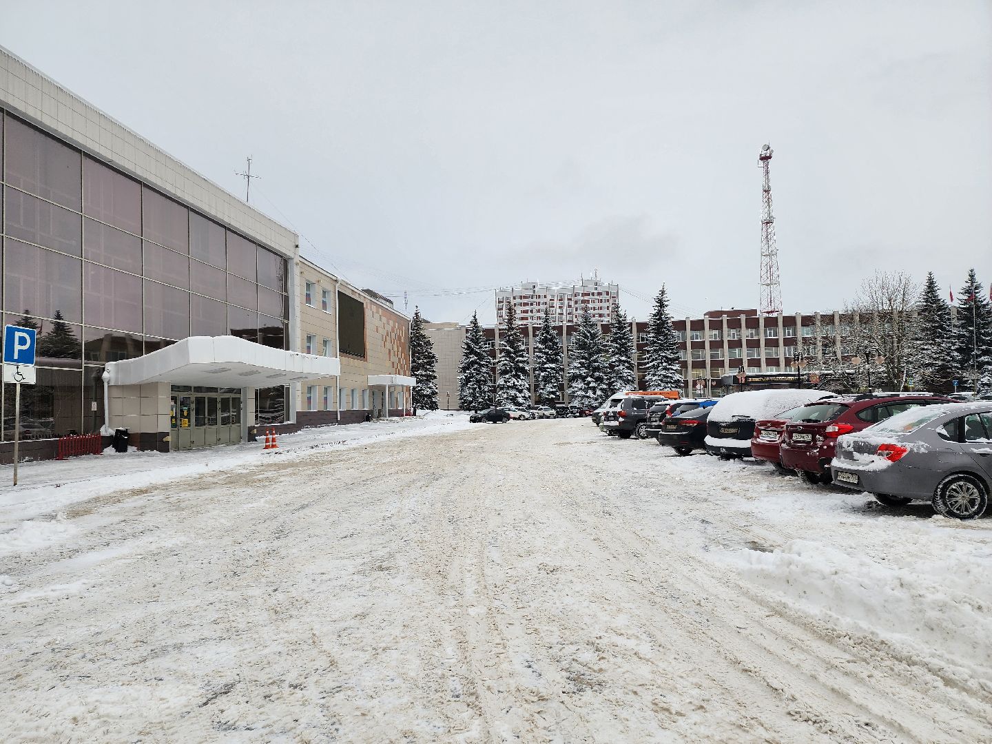 серпухов, Подмосковье, убирают снег, Комбинат Благоустройства,