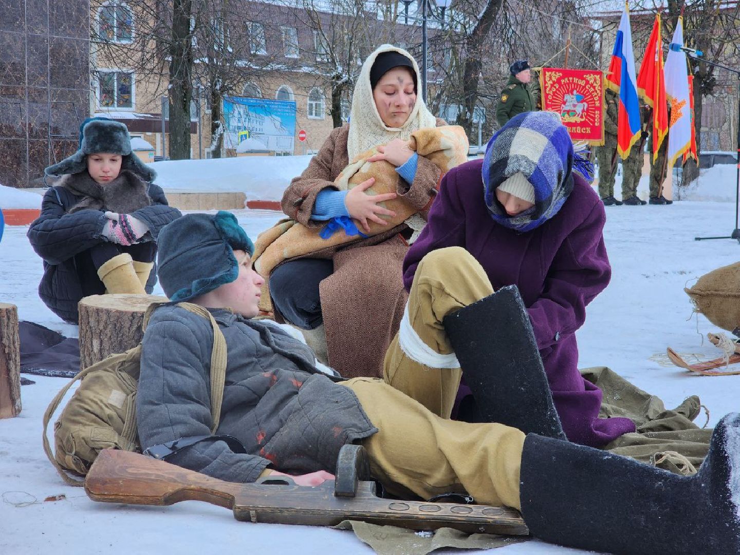 можайск, можайский городской округ, день освобождения, праздник, памятные мероприятия, история, жители, подмосковье, немцы, немецко-фашистские захватчики, Красная армия, оккупация,