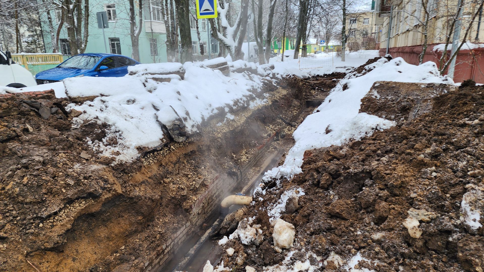 кашира, жкх, отопление, авария на теплосетях, горячая вода, ЧП,