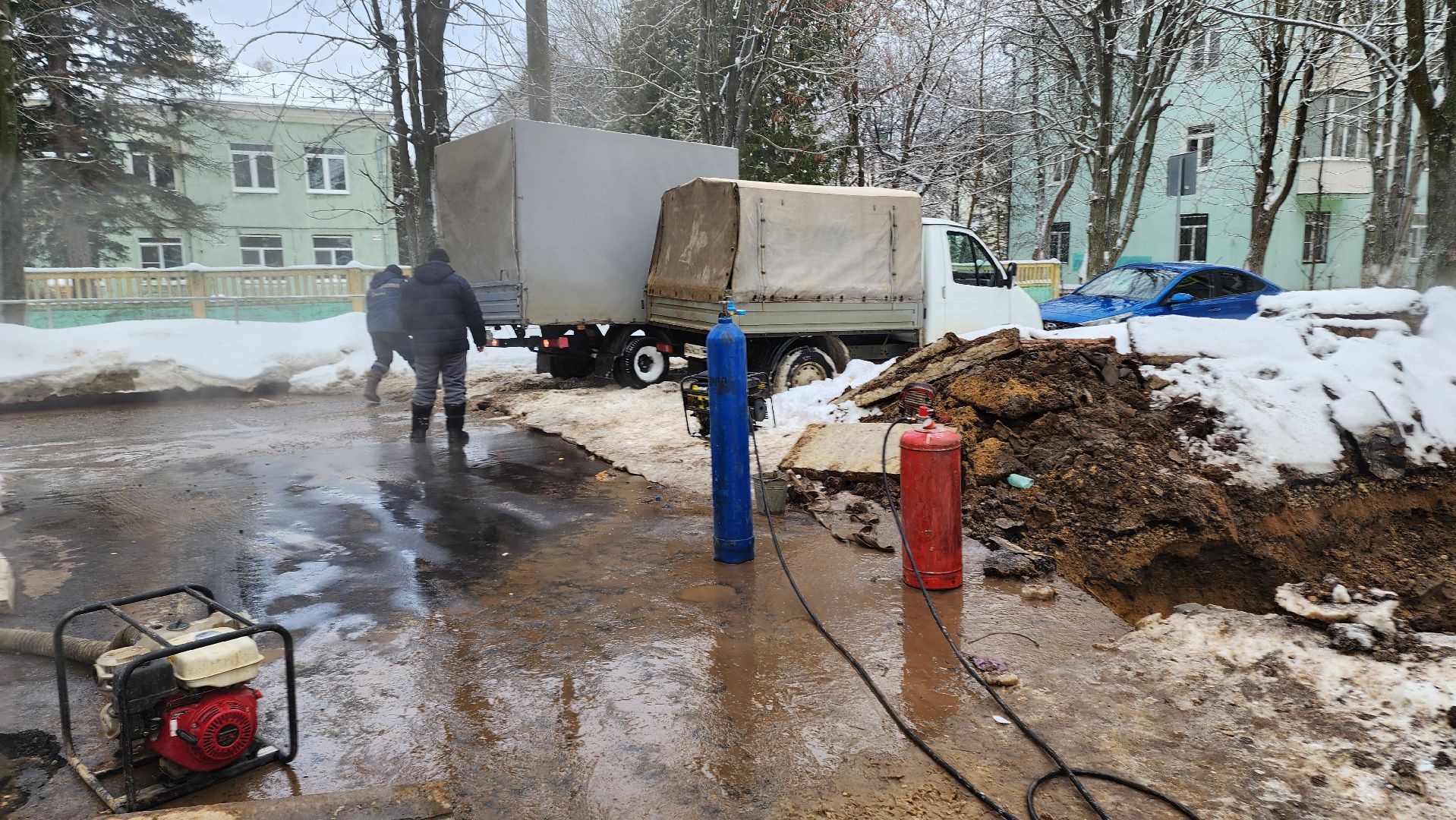 кашира, жкх, отопление, авария на теплосетях, горячая вода, ЧП,