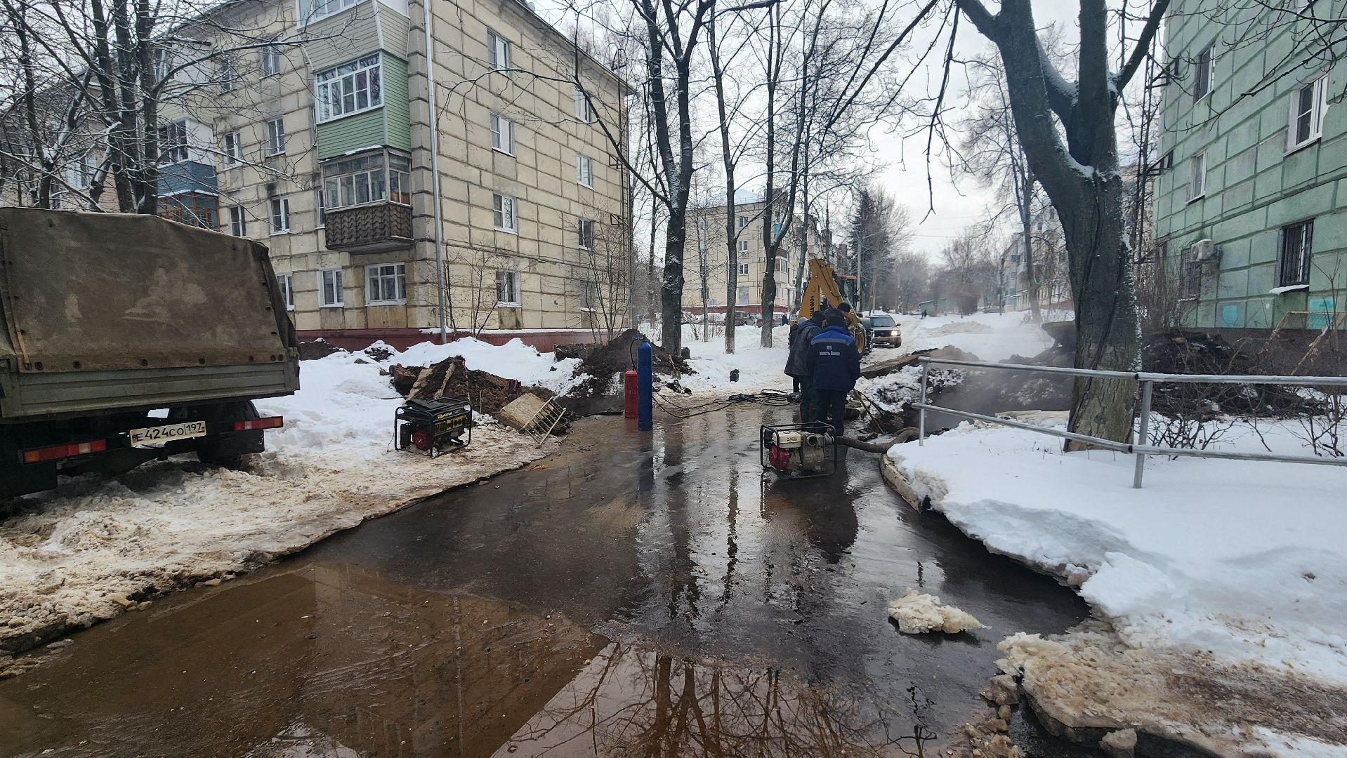 кашира, жкх, отопление, авария на теплосетях, горячая вода, ЧП,