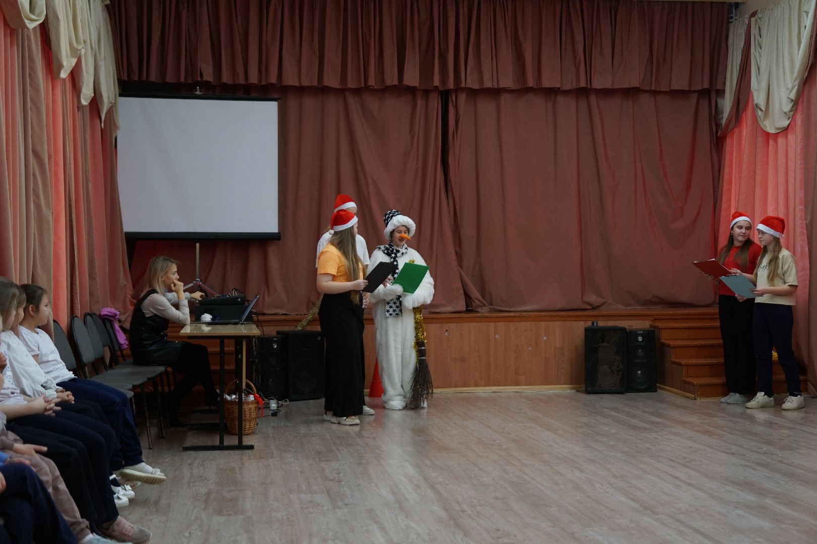 Егорьевск, Дети, школа, снеговик, день снеговика, гимназия, праздник, мероприятие,