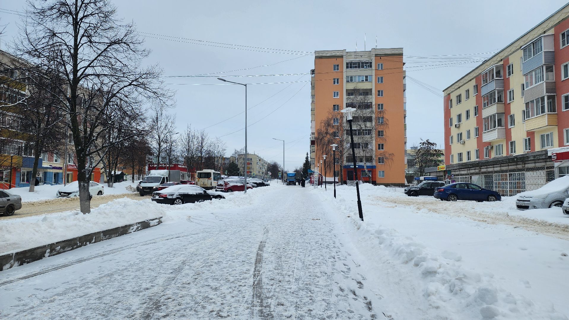 кашира,снегопад, уборка улиц, жкх, техника, тракторы, вывоз снега,