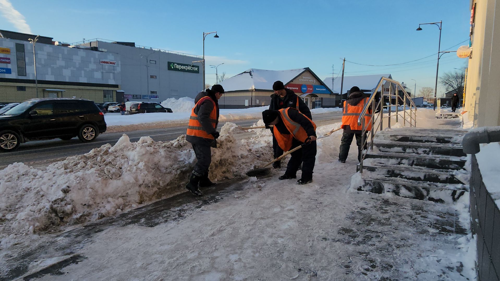 снегопад, серпухов, комбинат благоустройства, вокзал, жкх,