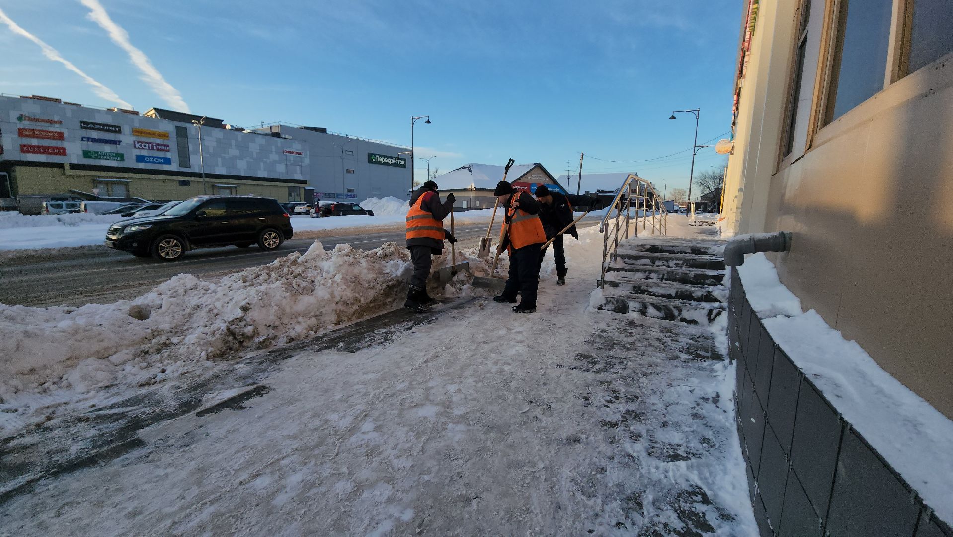 снегопад, серпухов, комбинат благоустройства, вокзал, жкх,