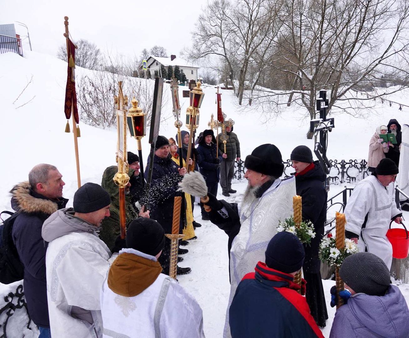 Крещение, Крестный ход, Святая вода, Религия, Вера, Праздник, Сергиев Посад,