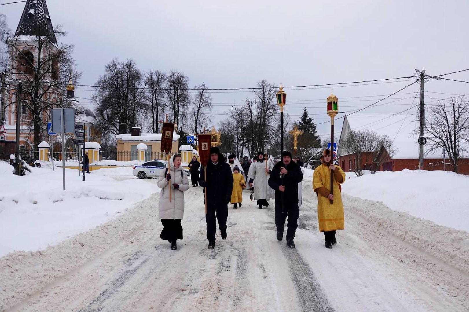 Крещение, Крестный ход, Святая вода, Религия, Вера, Праздник, Сергиев Посад,