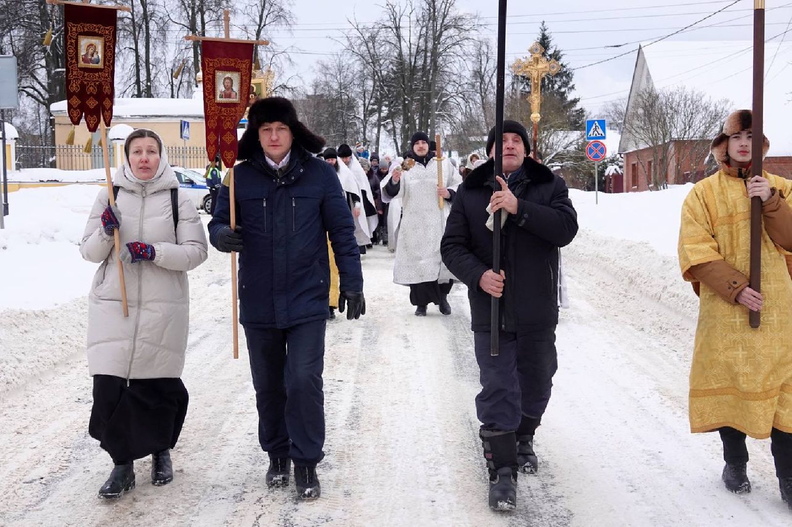 Крещение, Крестный ход, Святая вода, Религия, Вера, Праздник, Сергиев Посад,