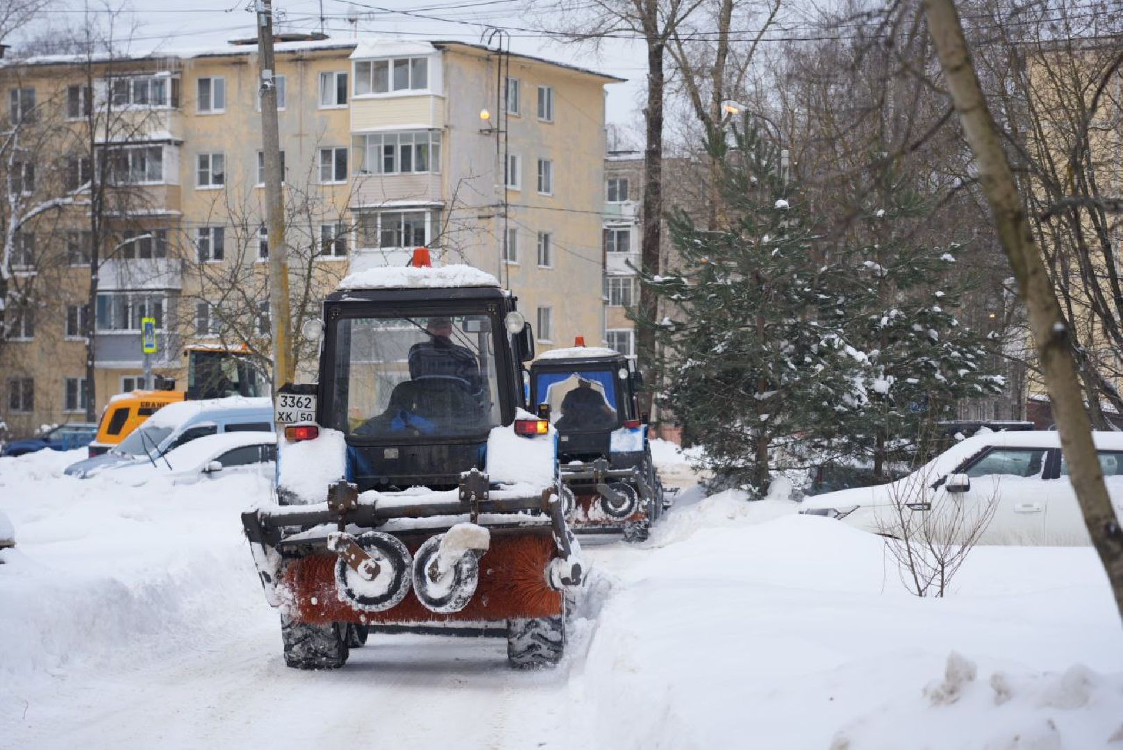 Погода, Снегопад, ЖКХ, Коммунальные службы, Сергиев Посад,