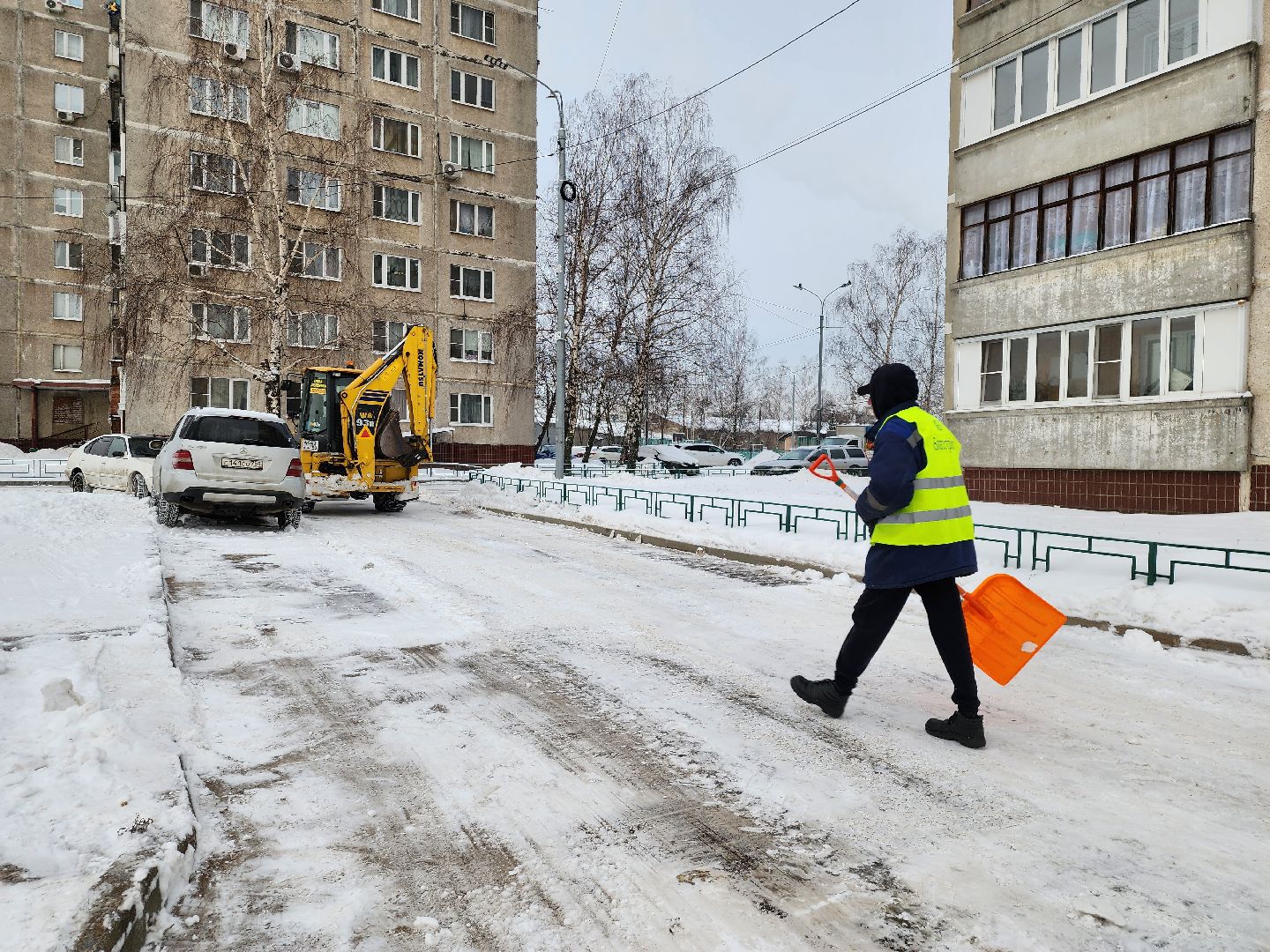 жкх подмосковье, благоустройство, уборка снега, коммунальное предприятие, видное,