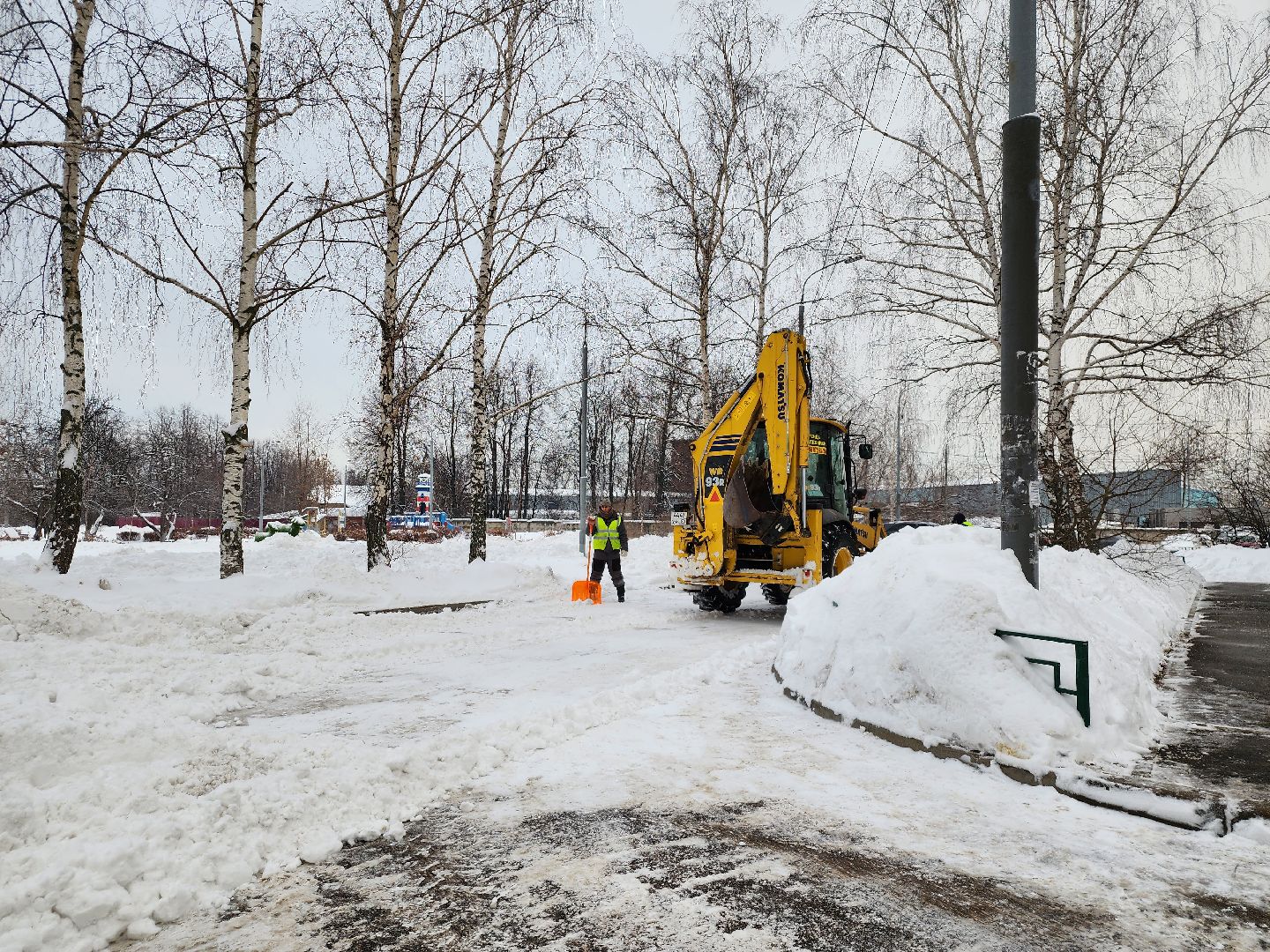 жкх подмосковье, благоустройство, уборка снега, коммунальное предприятие, видное,