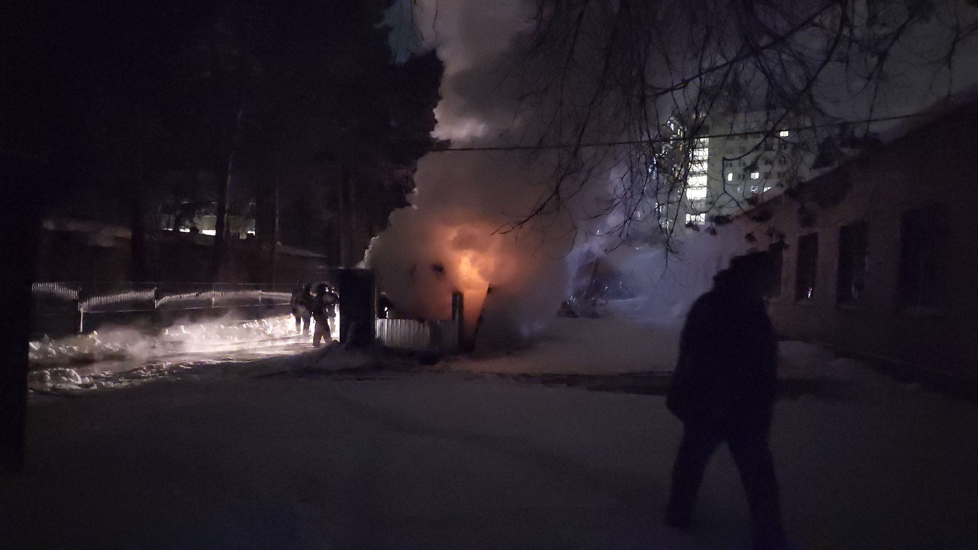 пожар, Жуковская ОКБ, возгорание, пожарный расчет, Семенов,