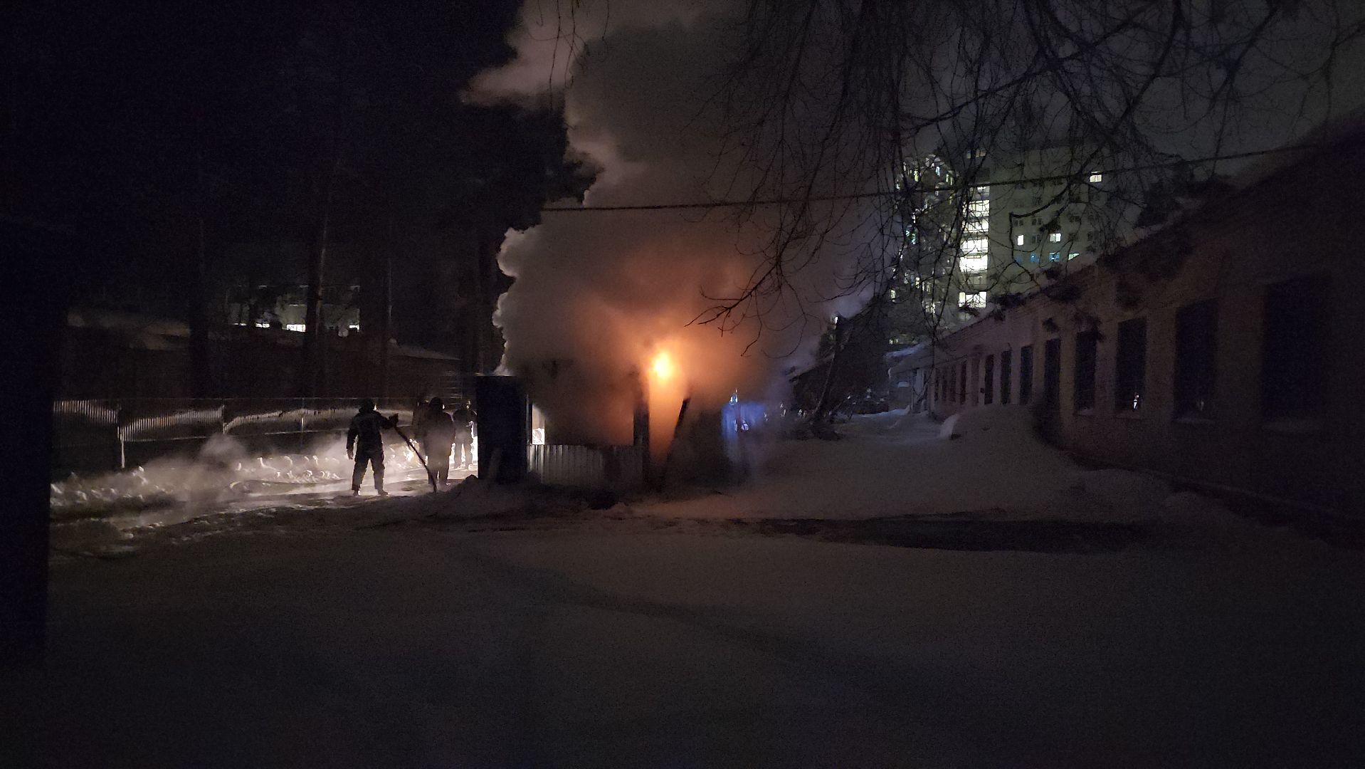 пожар, Жуковская ОКБ, возгорание, пожарный расчет, Семенов,