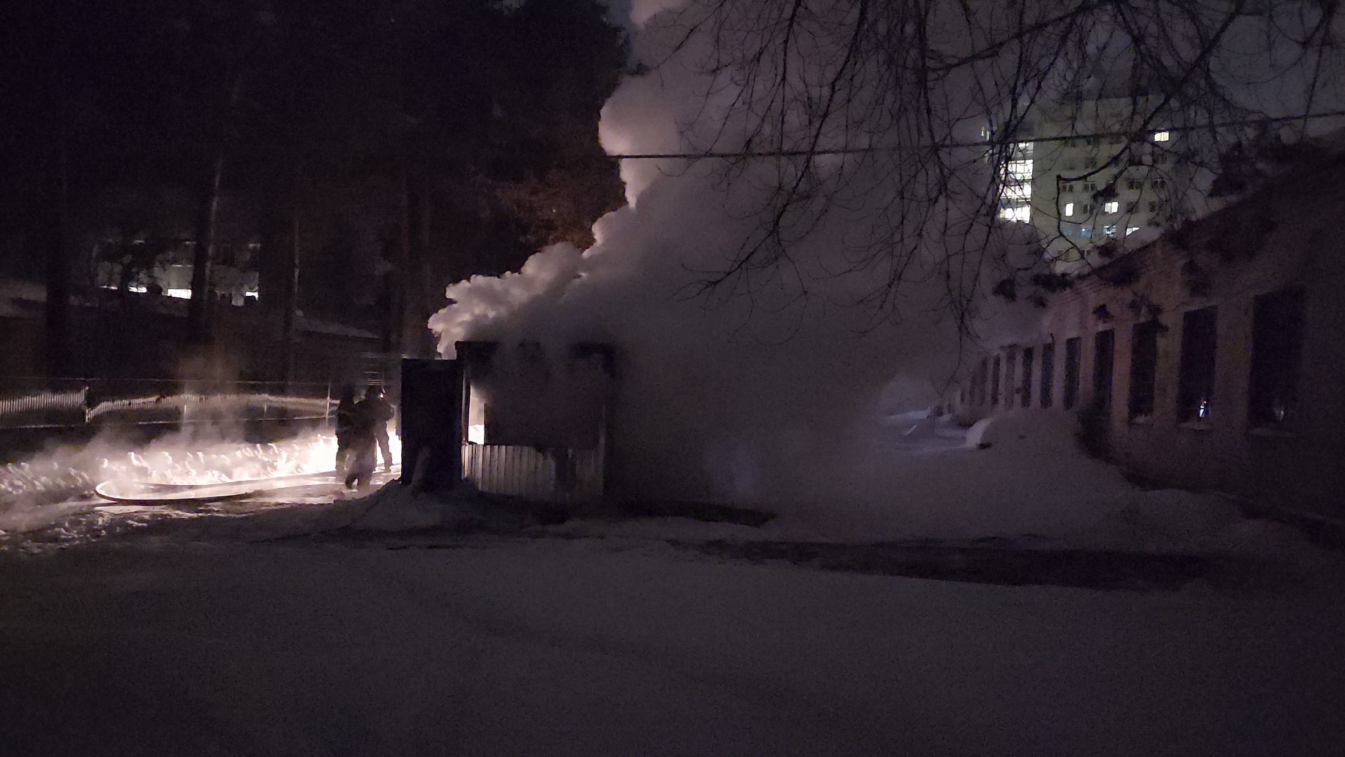 пожар, Жуковская ОКБ, возгорание, пожарный расчет, Семенов,