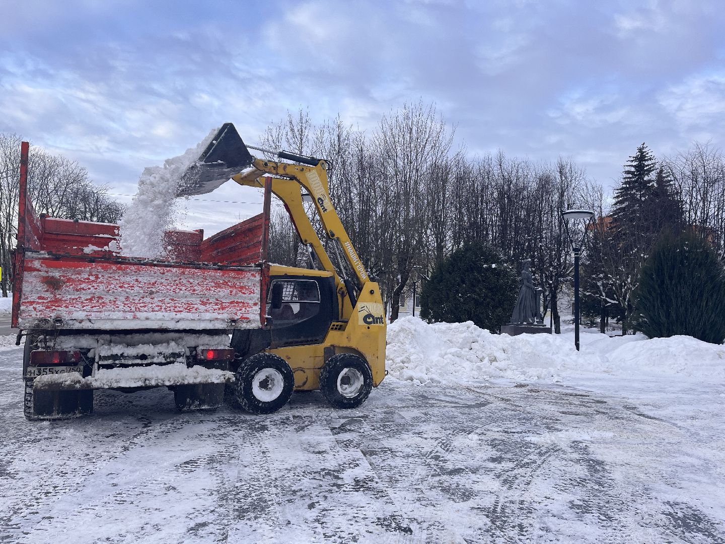 Шаховская, коммунальная техника, благоустойство,