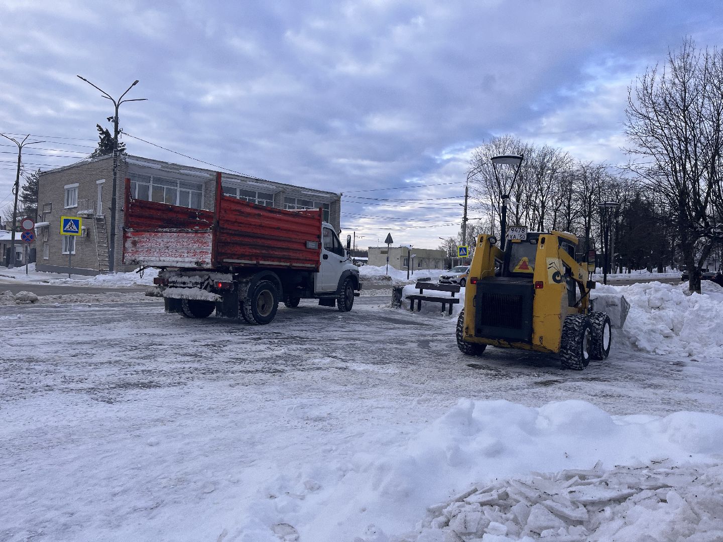 Шаховская, коммунальная техника, благоустойство,