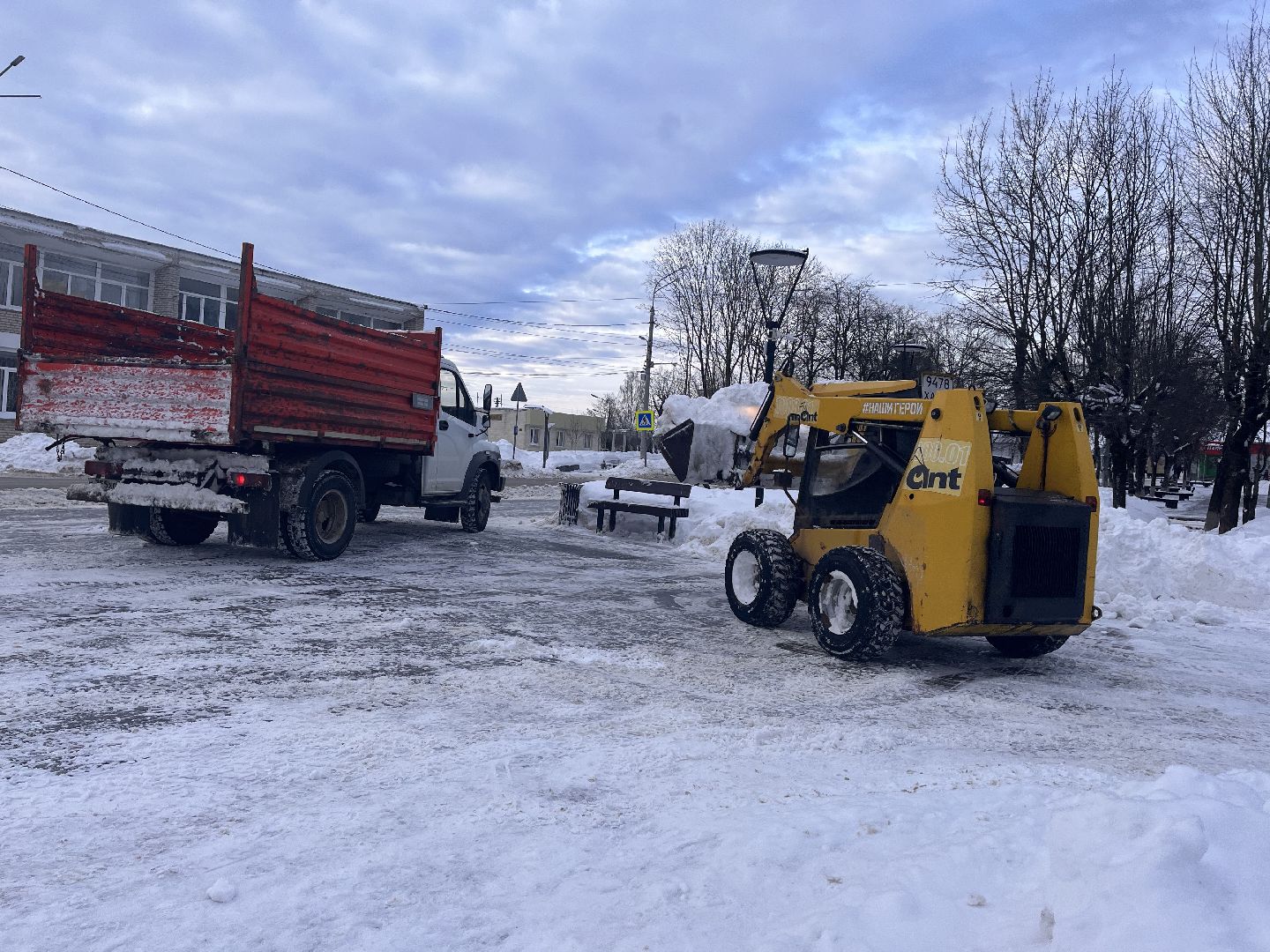 Шаховская, коммунальная техника, благоустойство,