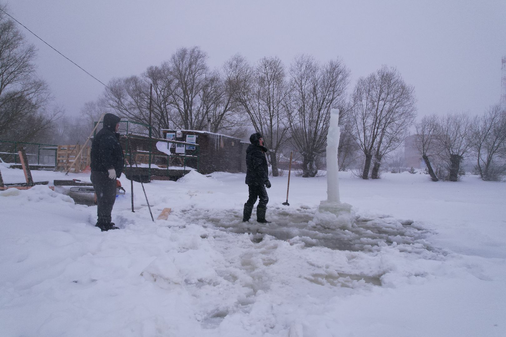 домодедово, крещение, праздник,видео с коптера,