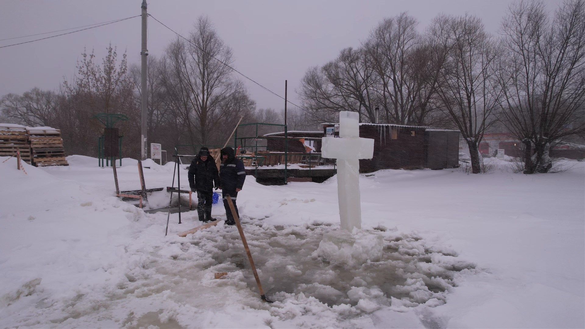 домодедово, крещение, праздник,видео с коптера,