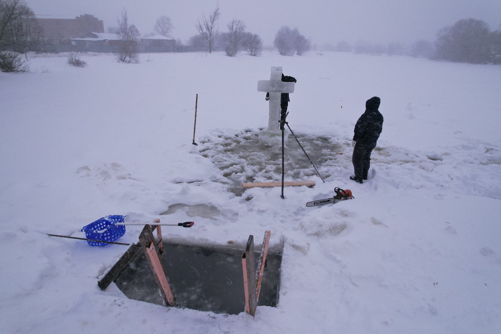 домодедово, крещение, праздник,видео с коптера,