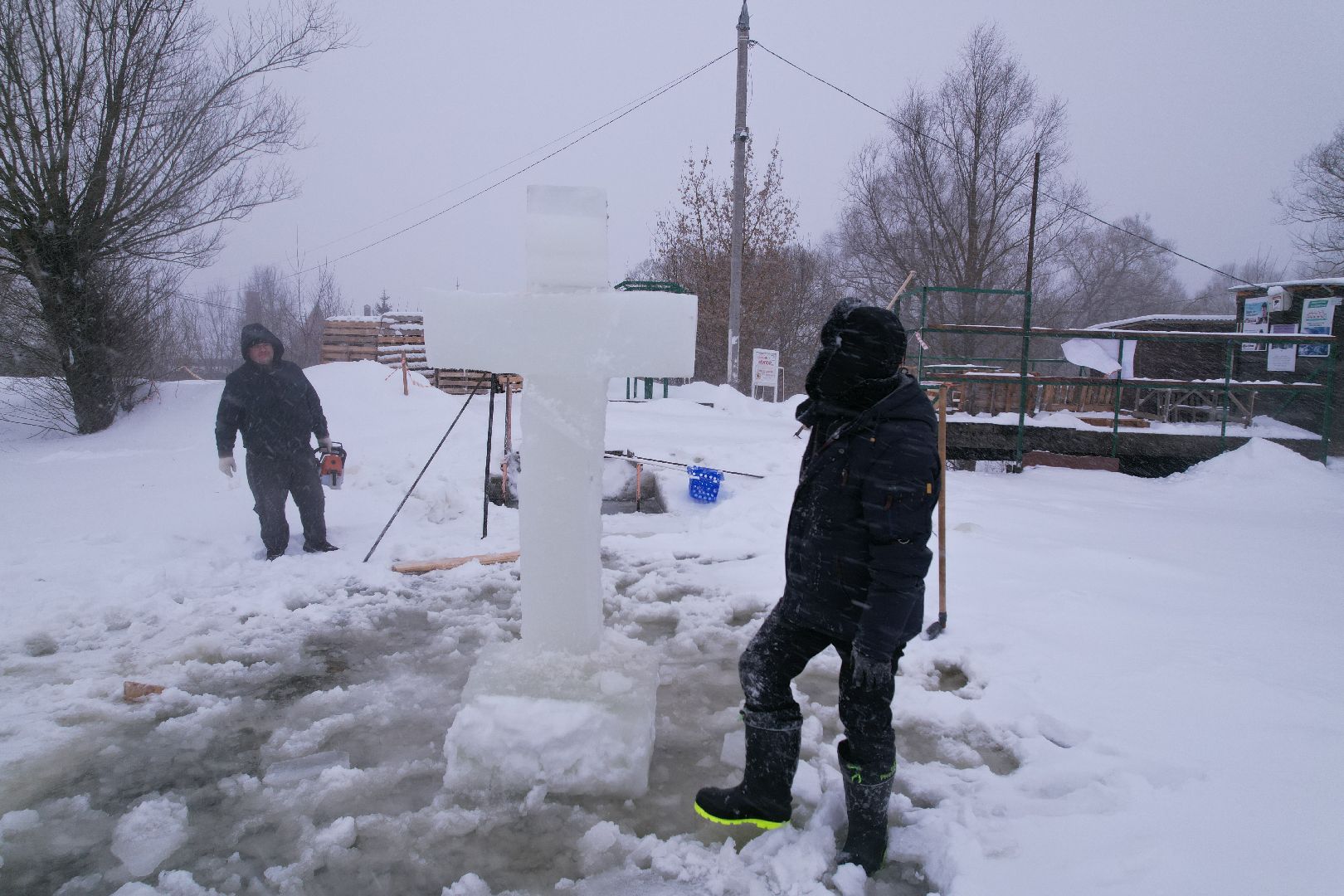 домодедово, крещение, праздник,видео с коптера,