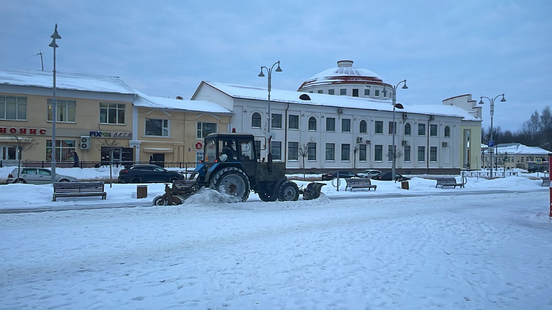 Волоколамск, снег, коммунальное хозяйство,