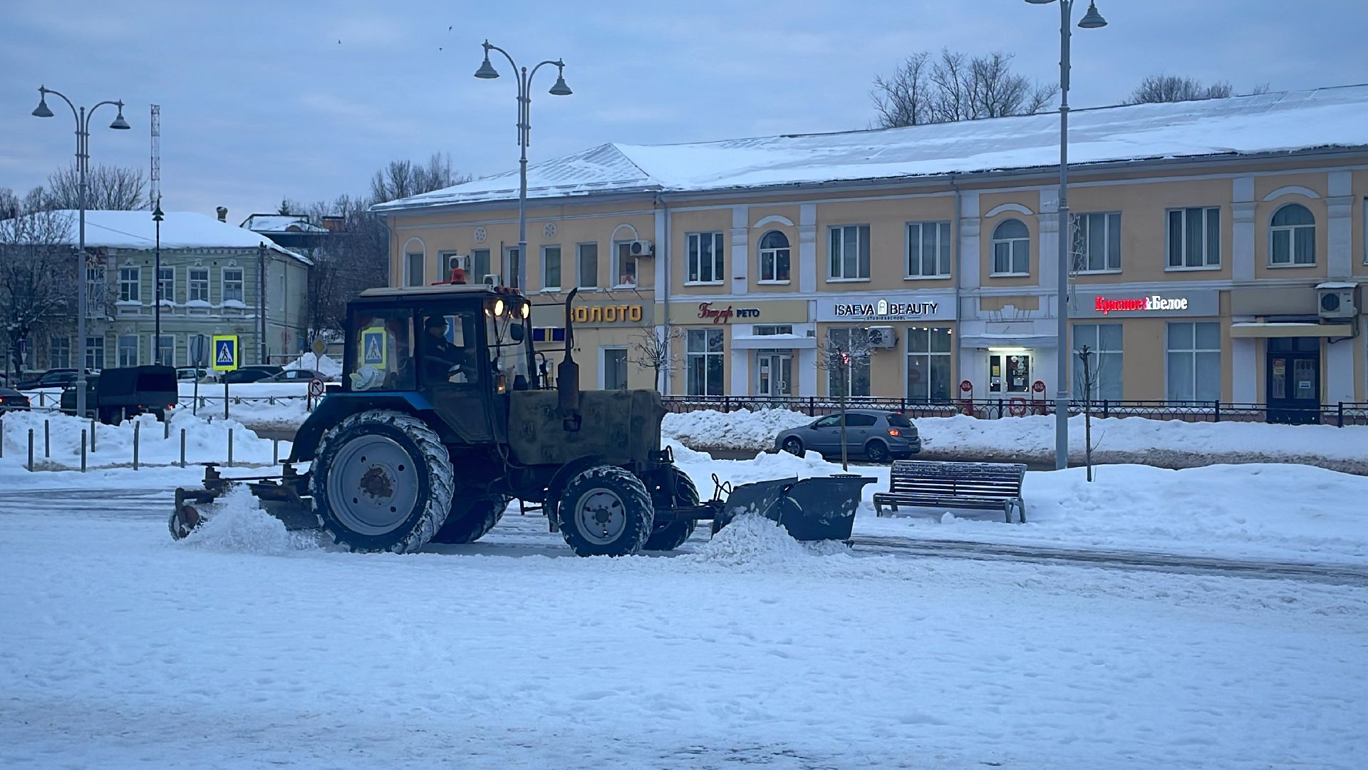 Волоколамск, снег, коммунальное хозяйство,