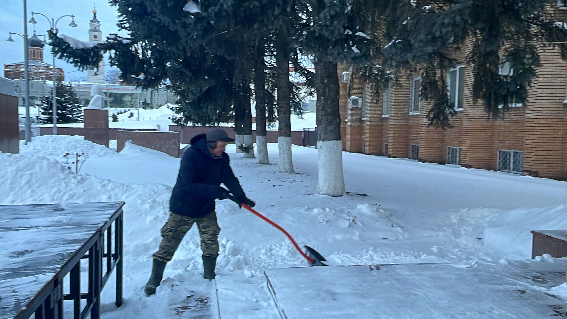 Волоколамск, снег, коммунальное хозяйство,
