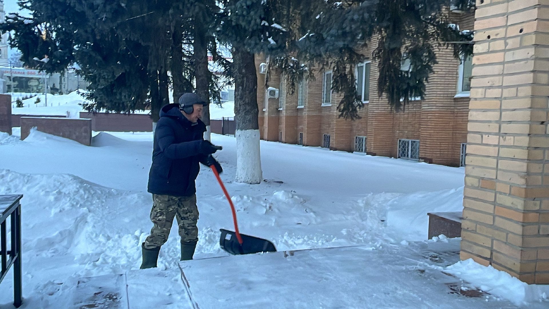 Волоколамск, снег, коммунальное хозяйство,