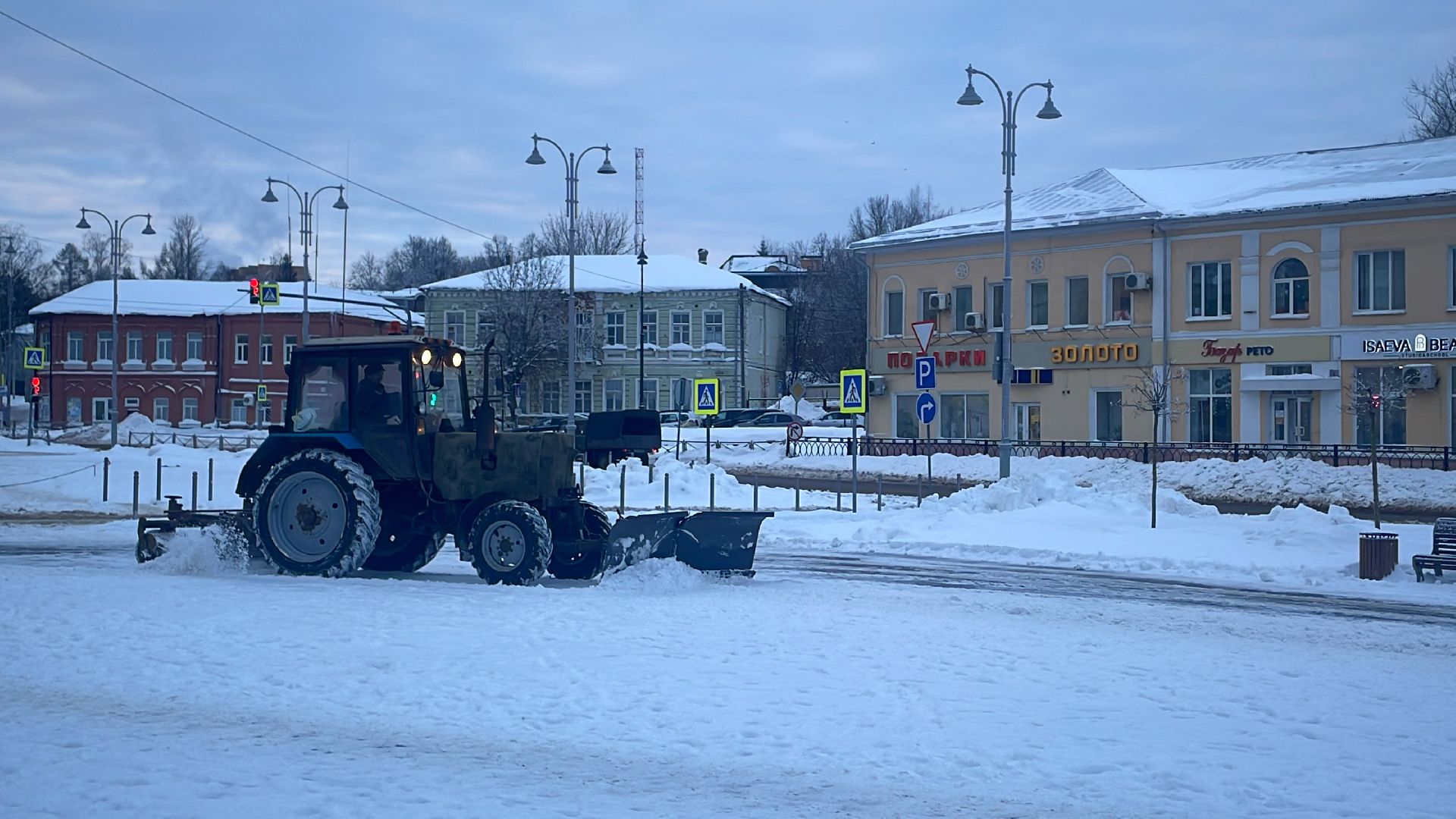 Волоколамск, снег, коммунальное хозяйство,