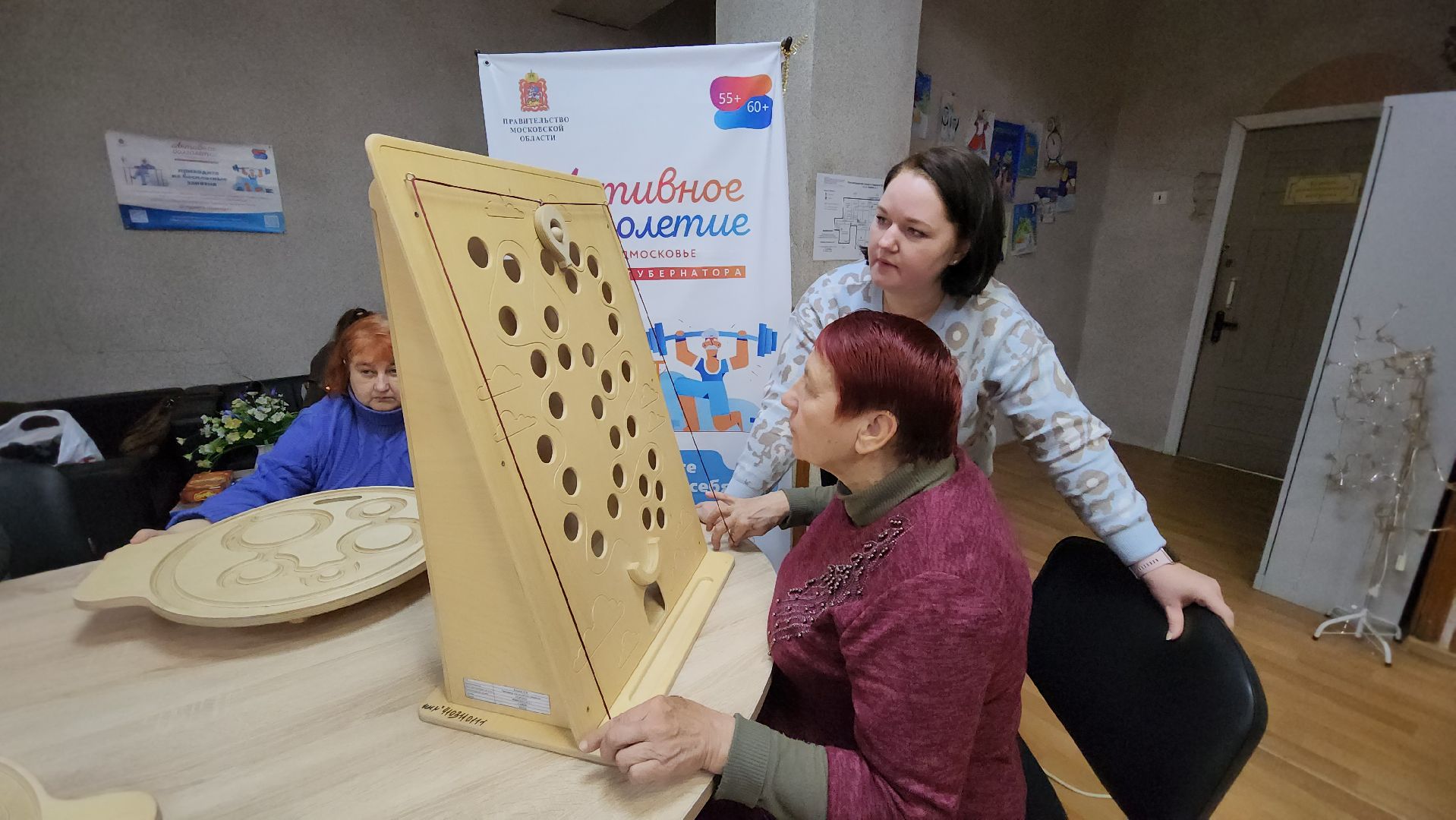 кашира, активное долголетие, эрготерапия, мозговая активность, моторика, координация, тренажеры,