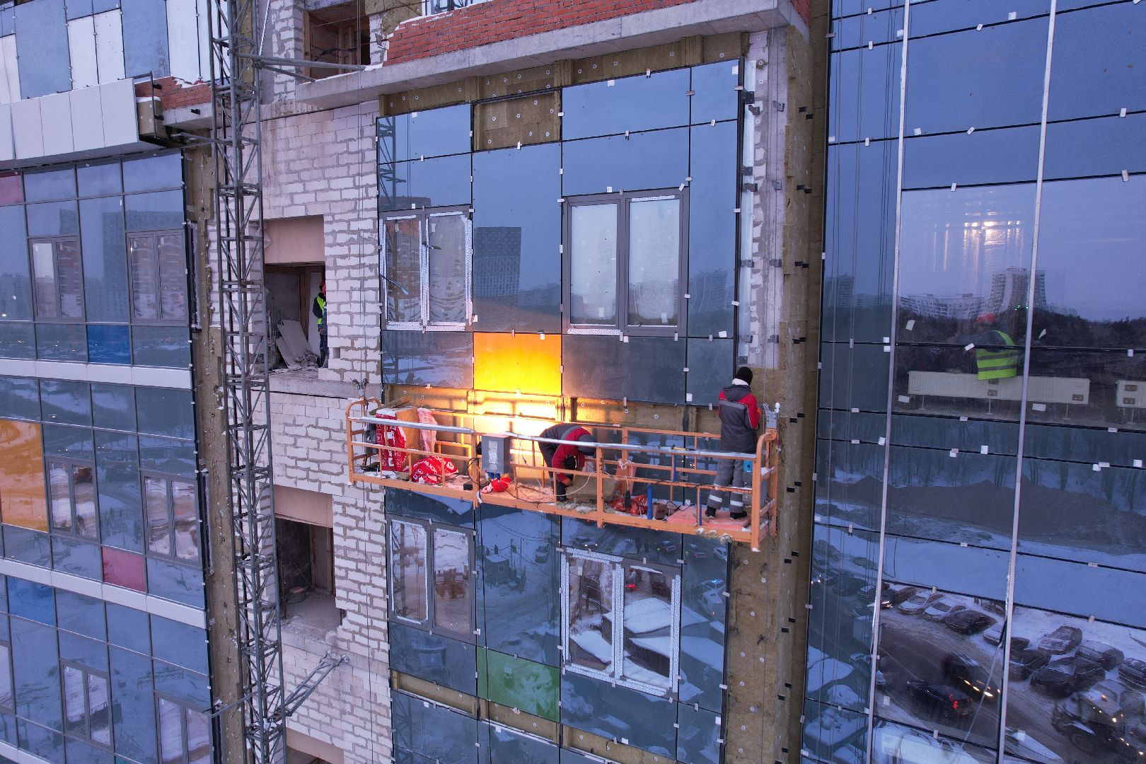 красногорск, строительство, больница, дети,видео с коптера,