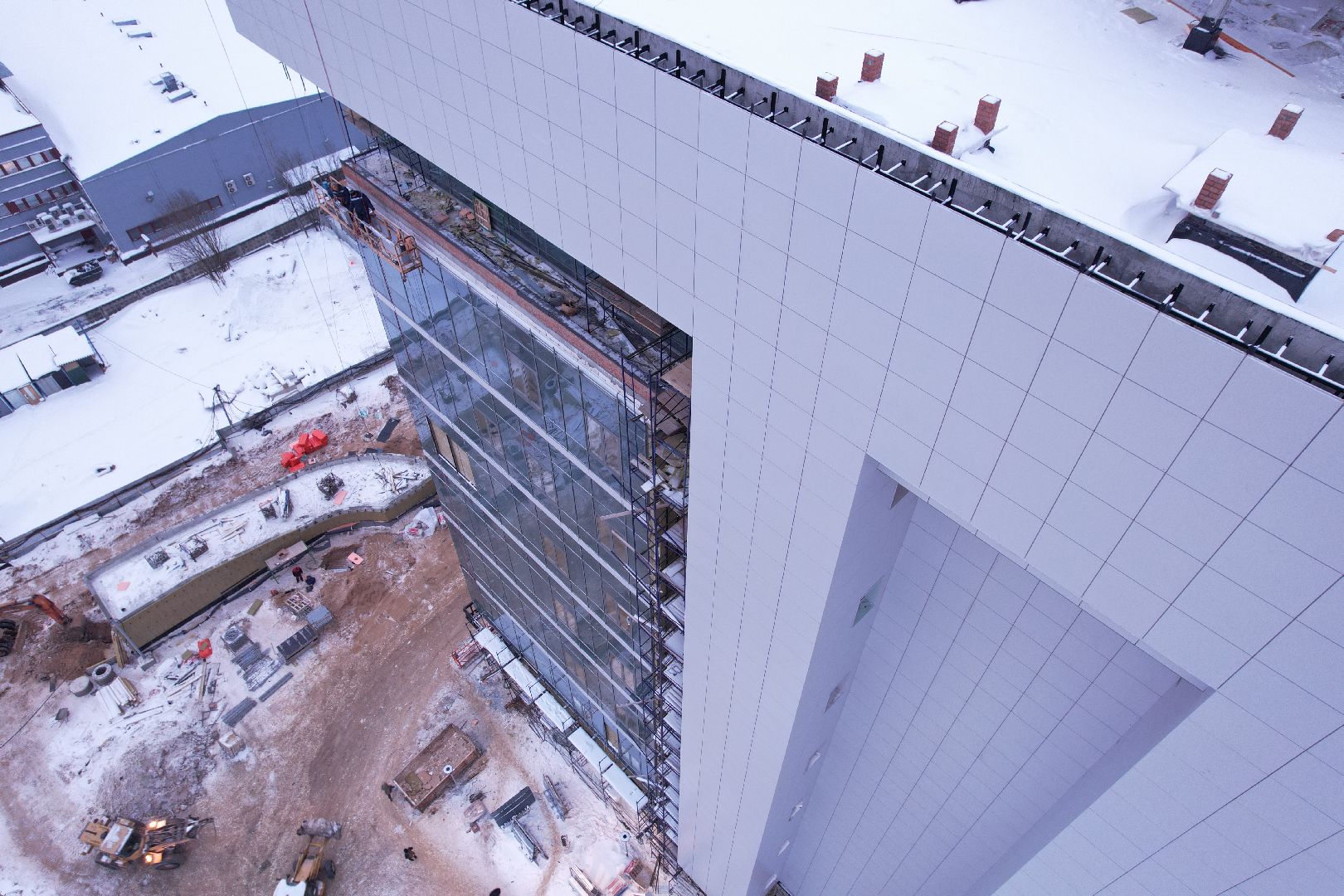 красногорск, строительство, больница, дети,видео с коптера,