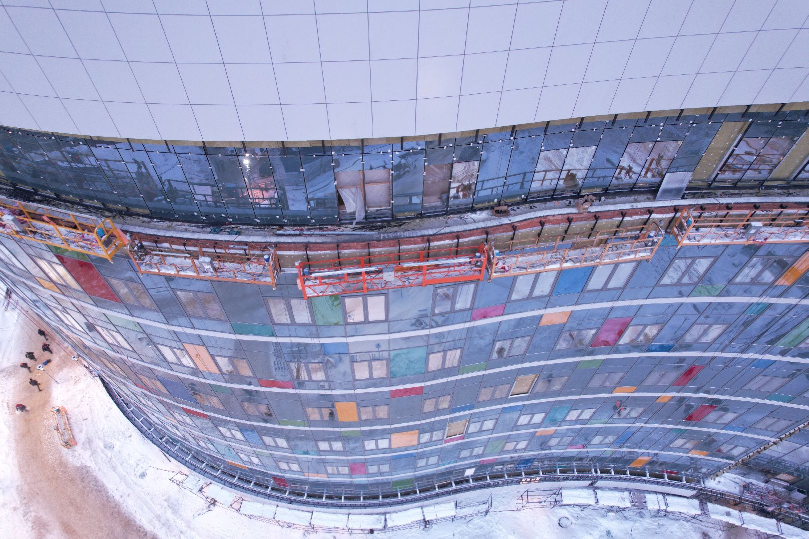 красногорск, строительство, больница, дети,видео с коптера,