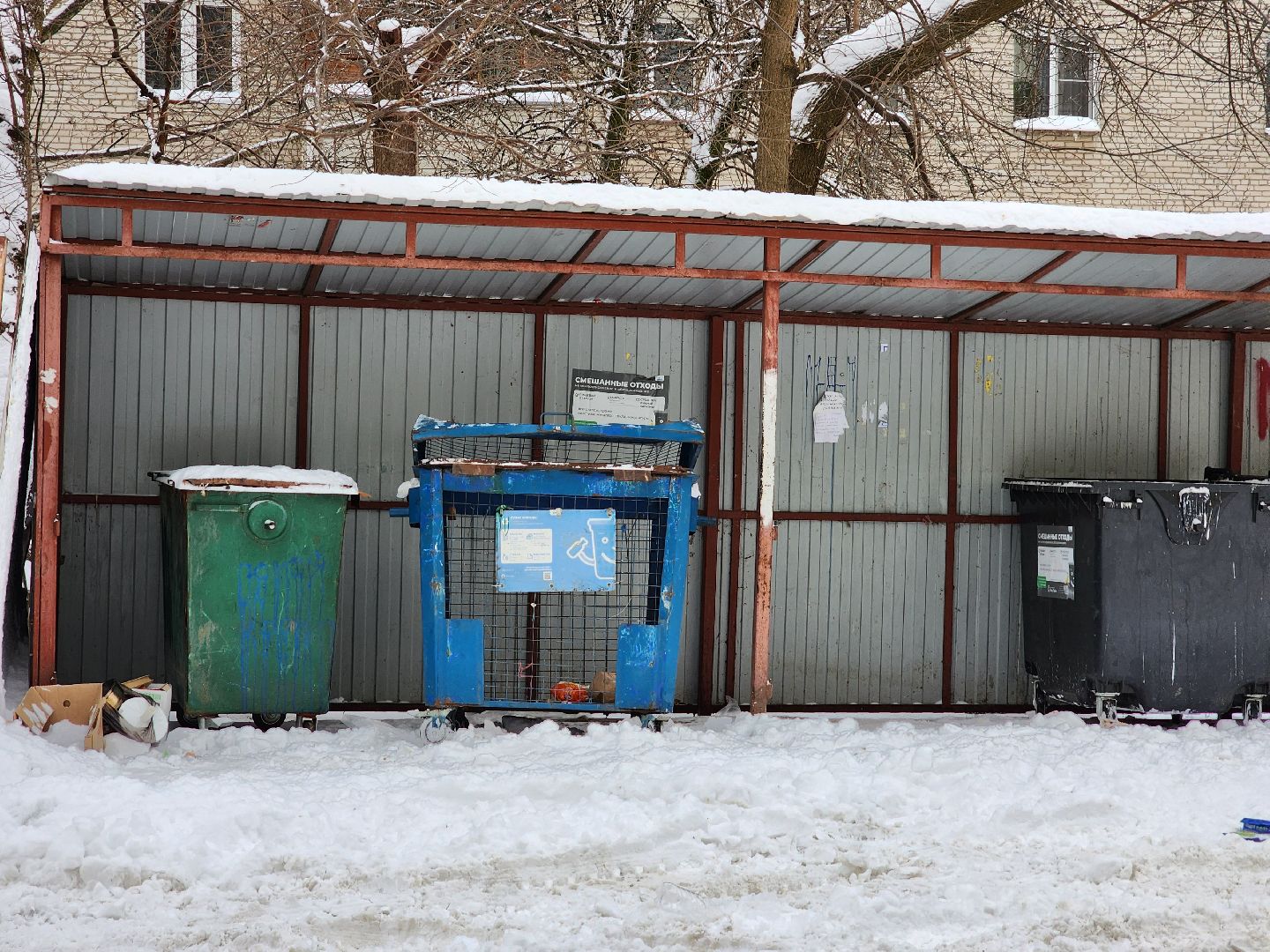 воскресенск, мусор, жители, контейнерная площадка,