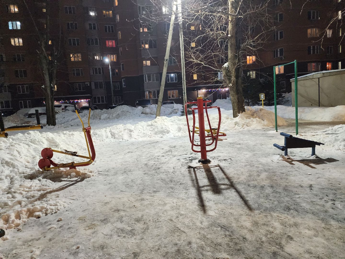 выездная администрация,долгопрудный, Хлебниково, каток, уборка снега,