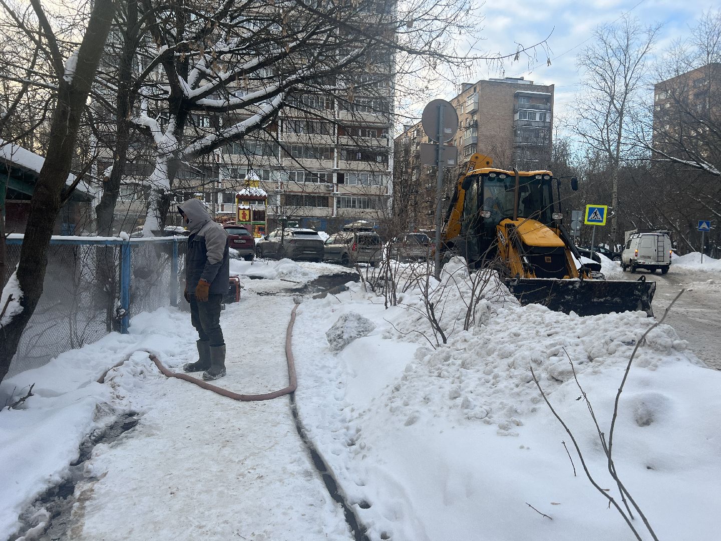 химки, трубопровод, отопление, жкх,