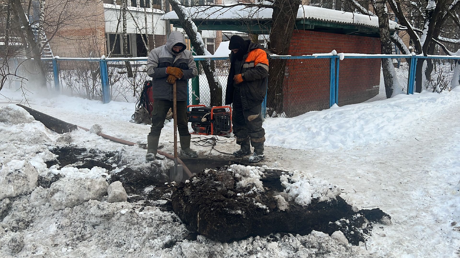 химки, трубопровод, отопление, жкх,