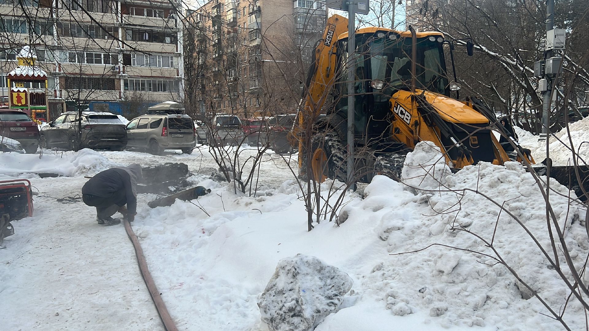 химки, трубопровод, отопление, жкх,