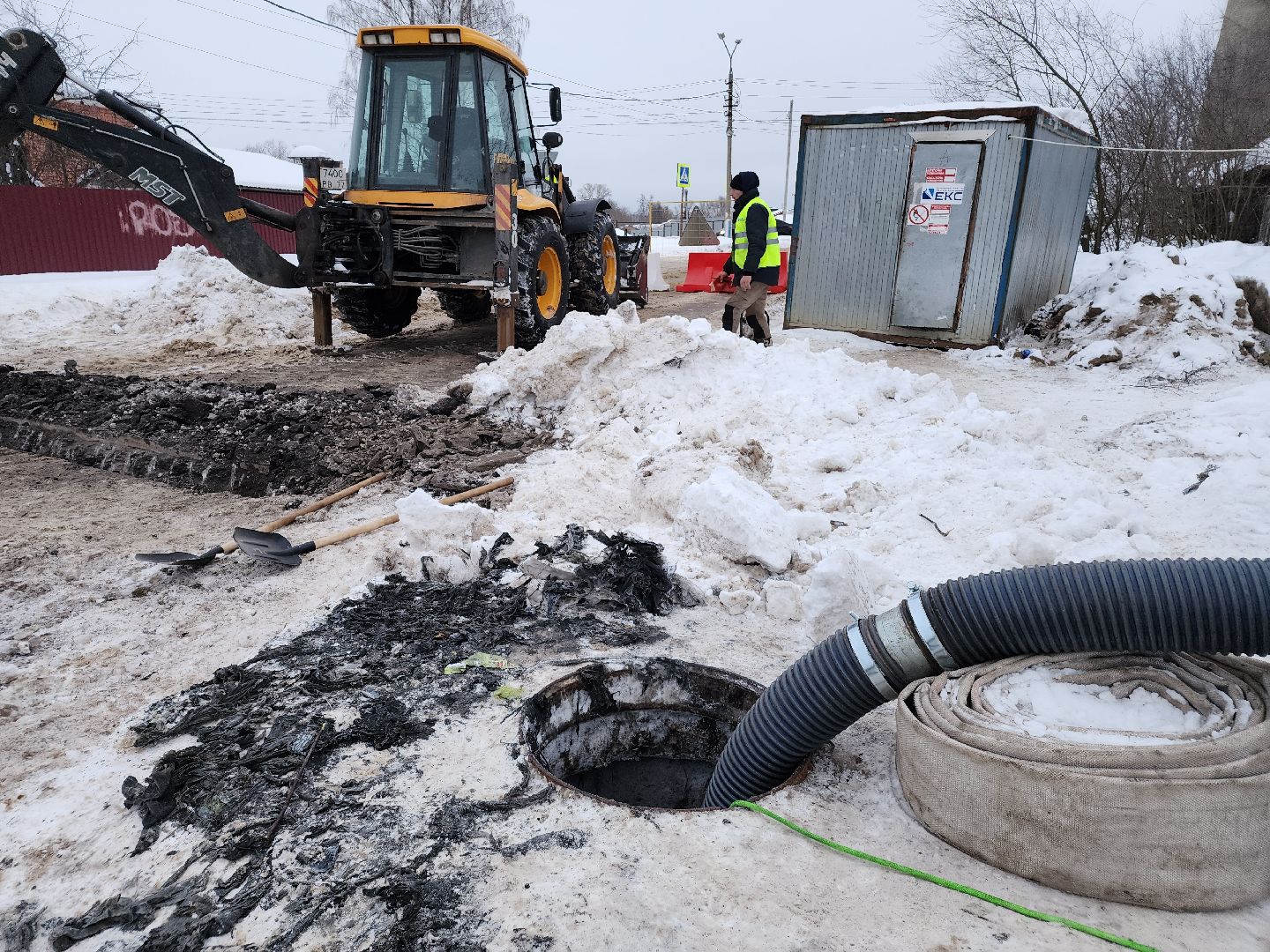 коллектор, ремонт сетей,