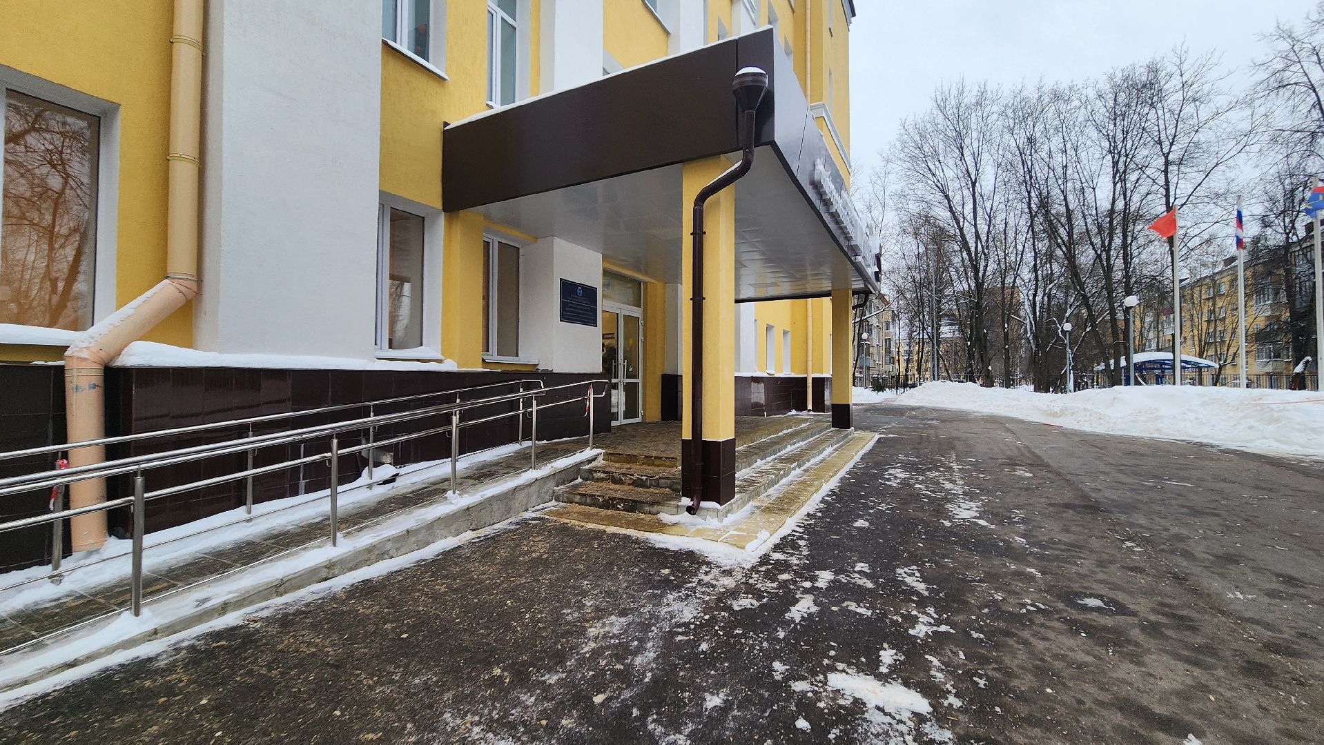 климовск, школа, Авария,