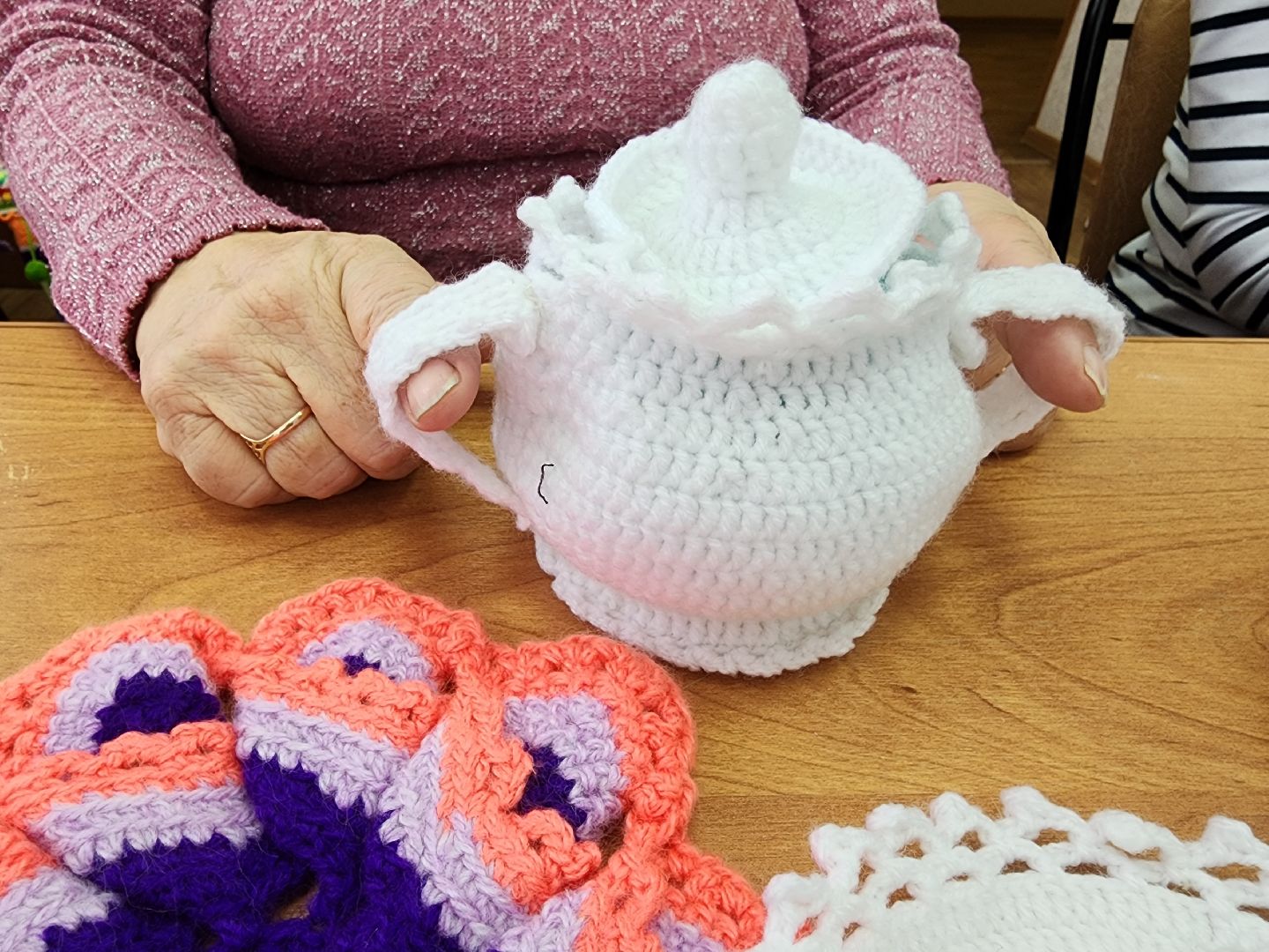 активное долголетие, вязание крючком, орехово зуево,