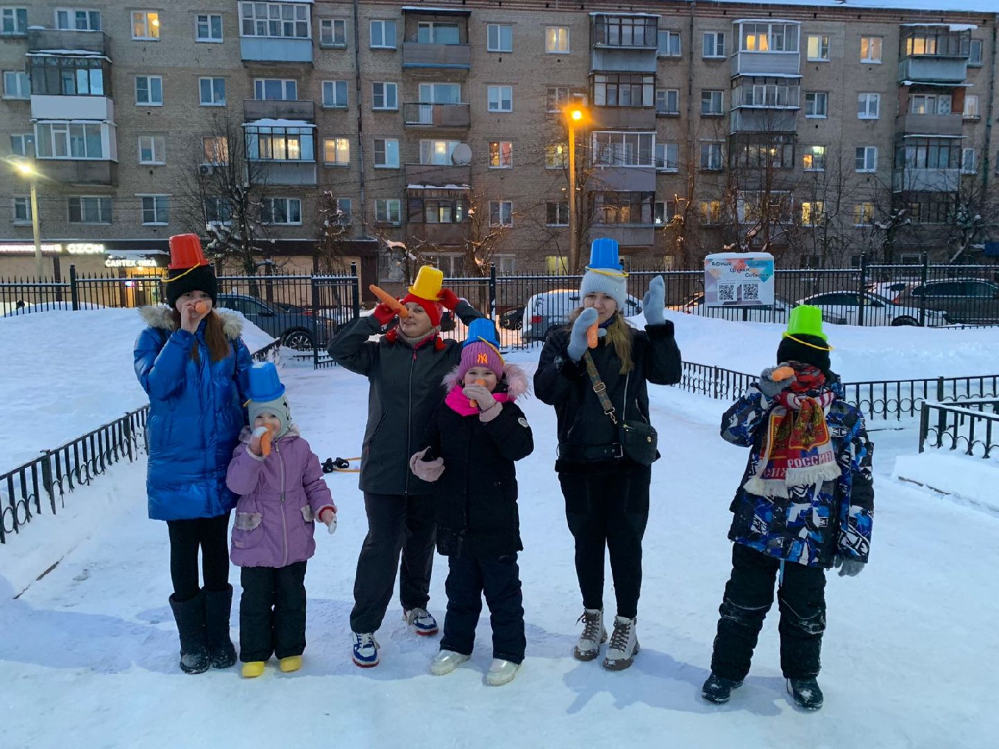 пушкино, снеговик, зима в подмосковье, игры, веселые старты,