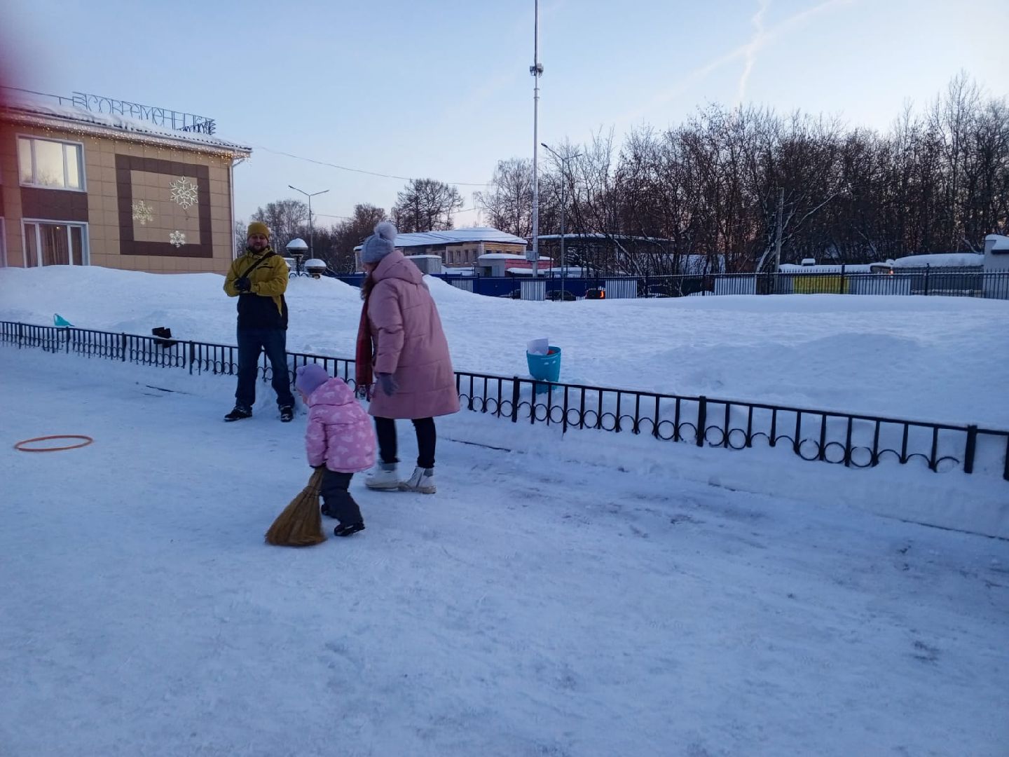 пушкино, снеговик, зима в подмосковье, игры, веселые старты,