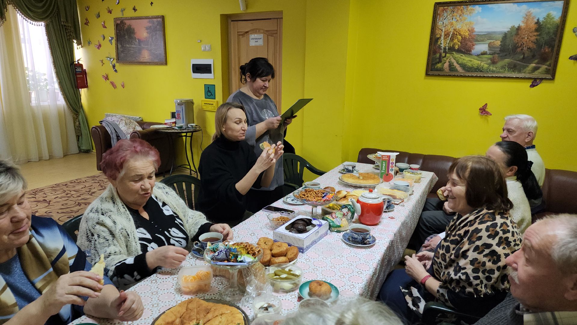 волоколамск, культура, активное долголетие, день пирога, мероприятие, долголеты,