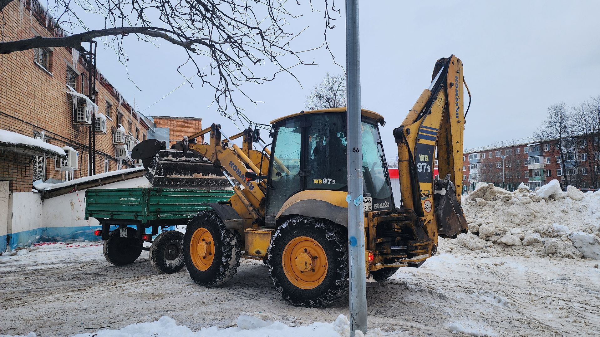 кашира, жкх, снегопад, уборка снега, вывоз снега, реагенты, коммунальные службы, мбу благоустройство,