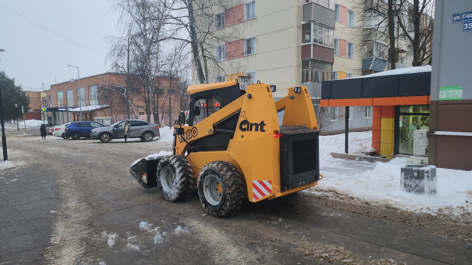кашира, жкх, снегопад, уборка снега, вывоз снега, реагенты, коммунальные службы, мбу благоустройство,